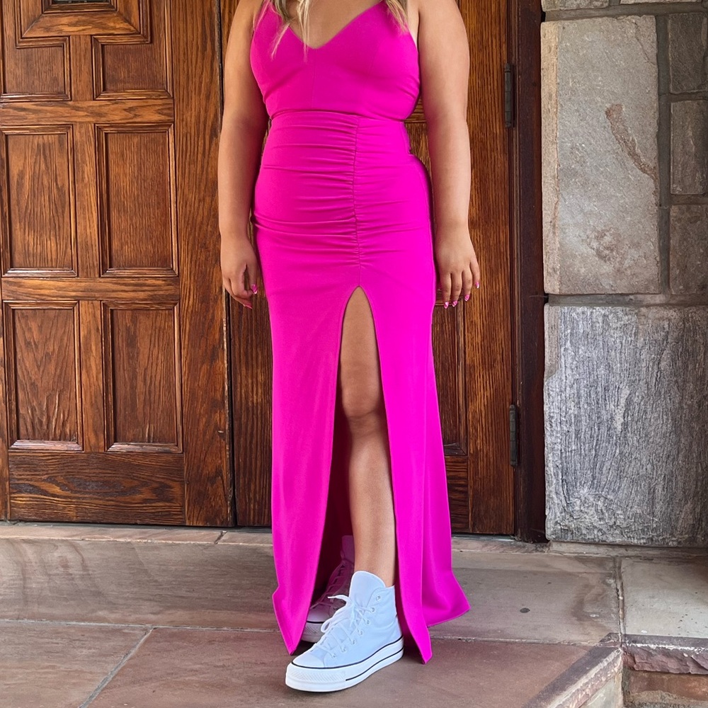 PINK PROM DRESS